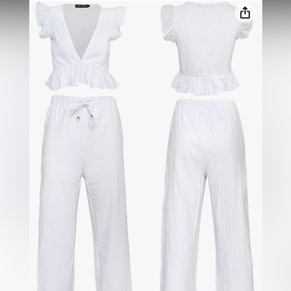 Amazon white two piece set - Picture 3 of 10